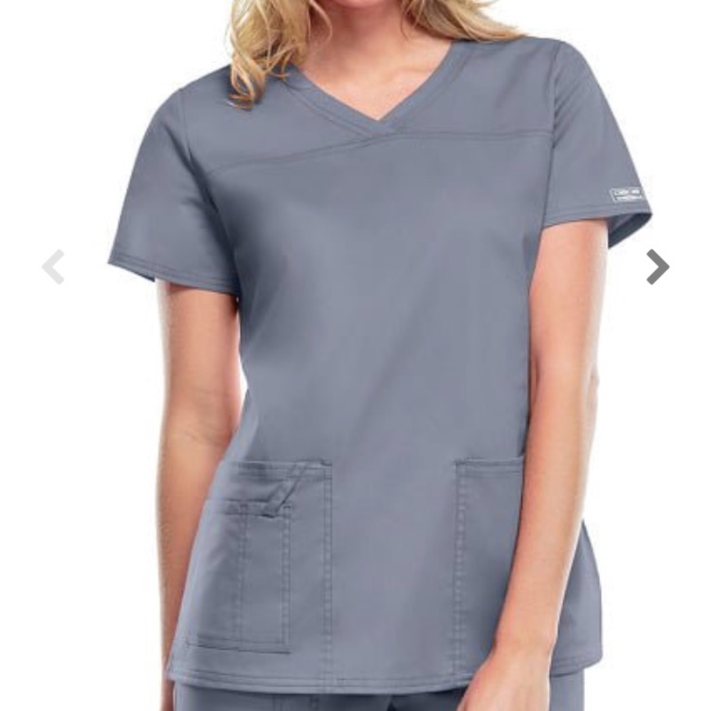 Brand new grey scrub top